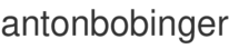 antonbobinger